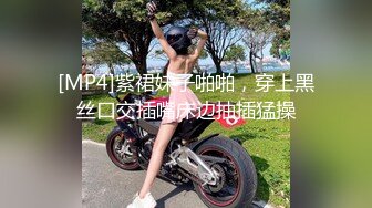 [MP4]紫裙妹子啪啪，穿上黑丝口交插嘴床边抽插猛操