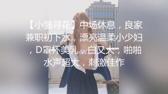 【小强寻花】中场休息，良家兼职初下水，漂亮温柔小少妇，D罩杯美乳，白又大，啪啪水声超大，刺激佳作