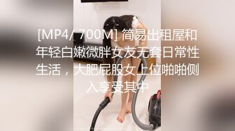 [MP4/ 700M] 简易出租屋和年轻白嫩微胖女友无套日常性生活，大肥屁股女上位啪啪侧入享受其中