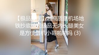 【极品抄底】超高质量机场地铁抄底惊现极品无内长腿美女 是方便借机小哥啪啪吗 (3)