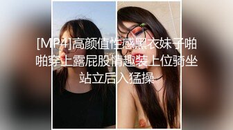 [MP4]高颜值性感黑衣妹子啪啪穿上露屁股情趣装上位骑坐站立后入猛操