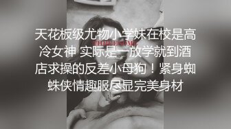 天花板级尤物小学妹在校是高冷女神 实际是一放学就到酒店求操的反差小母狗！紧身蜘蛛侠情趣服尽显完美身材