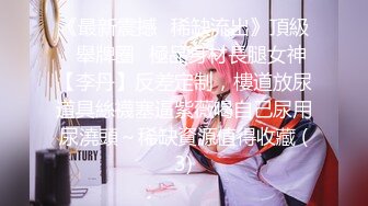 《最新震撼❤稀缺流出》頂級☀舉牌圈☀極品身材長腿女神【李丹】反差定制，樓道放尿道具絲襪塞逼紫薇喝自己尿用尿澆頭～稀缺資源值得收藏 (3)