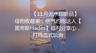 ⚫️⚫️【11月无水印新品】母狗收藏家，痞气约炮达人【黑帝斯Hades】福利分享①，打鸡血式玩肏