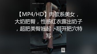 【MP4/HD】肉欲系美女，大奶肥臀，性感红衣露出奶子，超肥美臀翘起，掰开肥穴特写