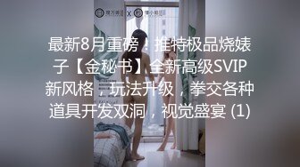 最新8月重磅！推特极品烧婊子【金秘书】全新高级SVIP新风格，玩法升级，拳交各种道具开发双洞，视觉盛宴 (1)