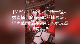 [MP4/ 1.16G] 四个妞一起大秀直播，全程露脸丝袜诱惑，淫声荡语互动撩骚，吃奶玩逼道具抽插