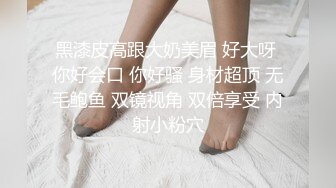 黑漆皮高跟大奶美眉 好大呀 你好会口 你好骚 身材超顶 无毛鲍鱼 双镜视角 双倍享受 内射小粉穴