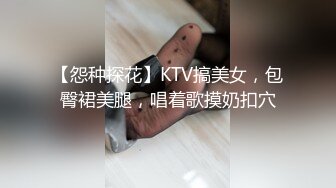 【怨种探花】KTV搞美女，包臀裙美腿，唱着歌摸奶扣穴