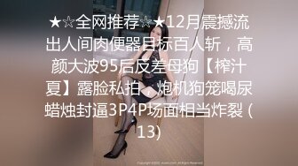 ★☆全网推荐☆★12月震撼流出人间肉便器目标百人斩，高颜大波95后反差母狗【榨汁夏】露脸私拍，炮机狗笼喝尿蜡烛封逼3P4P场面相当炸裂 (13)