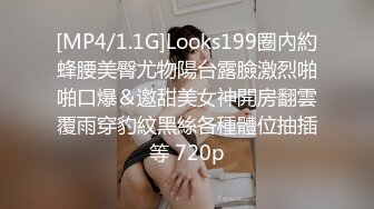 [MP4/1.1G]Looks199圈內約蜂腰美臀尤物陽台露臉激烈啪啪口爆＆邀甜美女神開房翻雲覆雨穿豹紋黑絲各種體位抽插等 720p