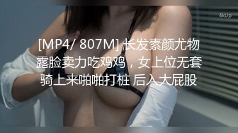 [MP4/ 807M] 长发素颜尤物露脸卖力吃鸡鸡，女上位无套骑上来啪啪打桩 后入大屁股