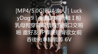 [MP4/5.0G]PUA達人｜LuckyDog9｜獵豔約啪合輯Ⅰ粉乳母狗穿高跟情趣露臉口交啪啪 邀好友3P蜂腰翹臀欲女前吞後肏車輪戰等 6V