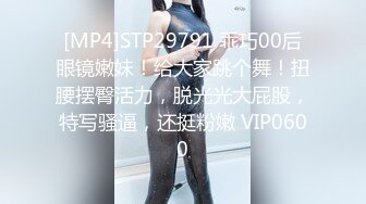 [MP4]STP29791 乖巧00后眼镜嫩妹！给大家跳个舞！扭腰摆臀活力，脱光光大屁股，特写骚逼，还挺粉嫩 VIP0600