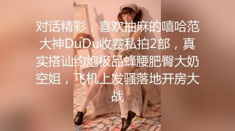 对话精彩，喜欢抽麻的嘻哈范大神DuDu收费私拍2部，真实搭讪约炮极品蜂腰肥臀大奶空姐，飞机上发骚落地开房大战