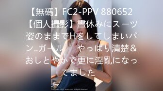 【無碼】FC2-PPV 880652 【個人撮影】晝休みにスーツ姿のままでHをしてしまいパン..ガール♥♥やっぱり清楚＆おしとやかで更に淫亂になってました♪